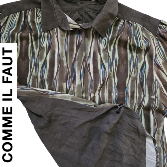 Unique Quality Button Up Top - Picture 6 of 14